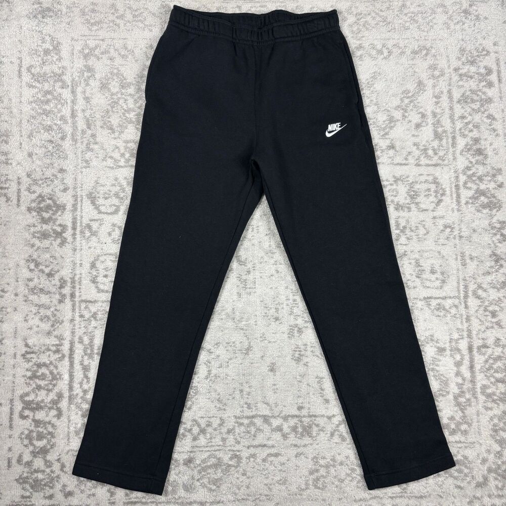 Nike Sweatpants Men's Sportswear Club Fleece Black BV2707 Training Size Medium